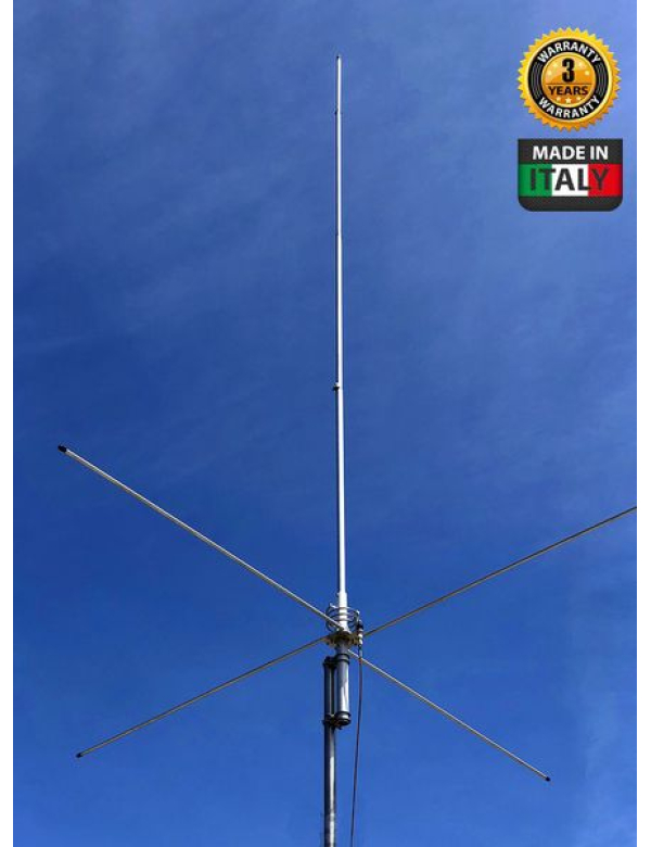 Grazioli FE6V 5/8 Wave VHF basisantenne